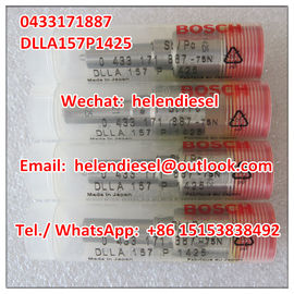 China Genuine and New BOSCH injector nozzle 0433171887 , 0 433 171 887 , DLLA157P1425 , DLLA 157 P 1425, Bosch original supplier