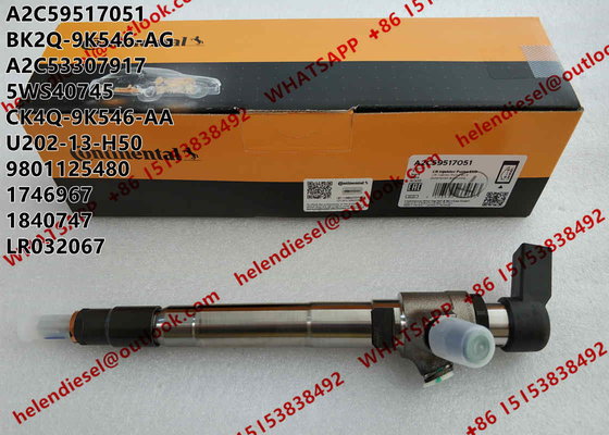 China Genuine New Continental Diesel Injector A2C59517051, BK2Q-9K546-AG for Citroen, Ford, Land Rover, Peugeot U202-13-H50 supplier
