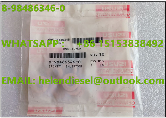 China original injector gasket 8-98486346-0 for CR injectors, genuine ISUZU injector seals 8984863460 /98486346 copper washer supplier