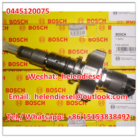 China Genuine and New BOSCH injector 0445120075 , 0 445 120 075 ,IVECO 504128307, 5801382396,   2855135 supplier