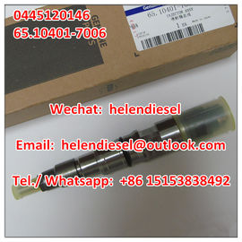 China Genuine and New BOSCH injector 0445120146 , 0 445 120 146 , 0445120 146 , DAEWOO DOOSAN 65.10401-7006,original brand new supplier