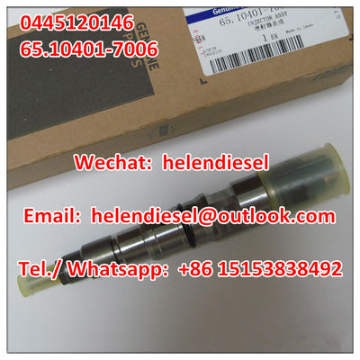 China Genuine and New  injector 0445120146 , 0 445 120 146 , 0445120 146 , DAEWOO DOOSAN 65.10401-7006,original brand new supplier