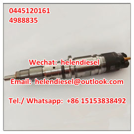China Genuine and New BOSCH injector 0445120161 , 0 445 120 161 , 0445120 161 , Cummins 4988835 , C4988835 , D4988835 original supplier