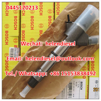 China Genuine and New  injector 0445120213 , 0 445 120 213 , 0445120 213 , 612600080611  WEICHAI original supplier