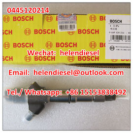 China Genuine and New BOSCH injector 0445120214 , 0 445 120 214 , 0445120 214 , 612600080618  WEICHAI original supplier