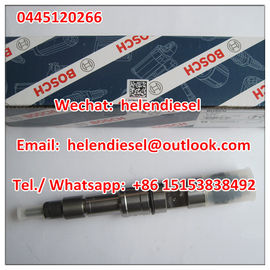 China Genuine and New BOSCH injector 0445120266 , 0 445 120 266 , 0445120 266, 612630090012 , 612640090001 Original Brand New supplier