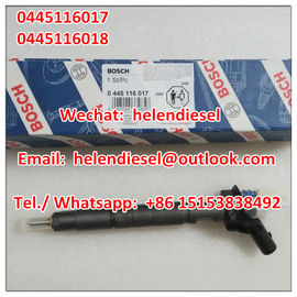 China Genuine and New BOSCH injector 0445116017 , 0 445 116 017, 0445116018 , original Brand New 33800-2F000 , 338002F000 supplier