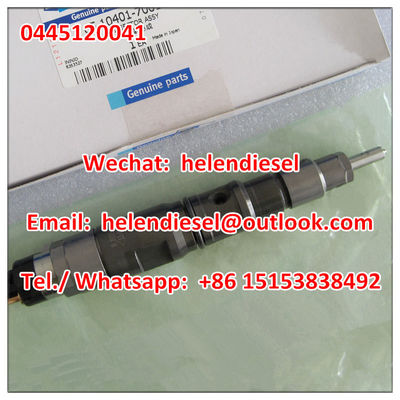China Genuine and New  injector 0445120041 , 0 445 120 041 , 65.10401-7002C , 65.10401-7002 ,65104017002C,DAEWOO DOOSAN supplier