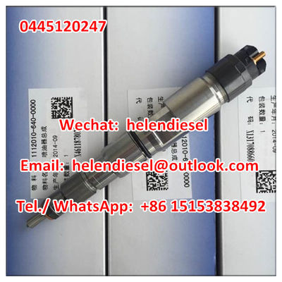 China Genuine and New  injector 0445120247 , 0 445 120 247, 1112010-640-0000 , 11120106400000 , exchange No. 0445120395 supplier