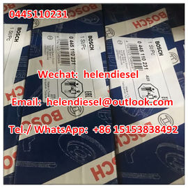 China Genuine New BOSCH injector 0445110231 , 0 445 110 231 , 0445110 231 , 93342272 , 940704640034 , 2P0130201, 2P0 130 201 . supplier