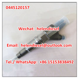 China Genuine and New BOSCH injector 0445120157 , 0 445 120 157 , for SAIC-IVECO HONGYAN 504255185, FIAT 504255185 supplier