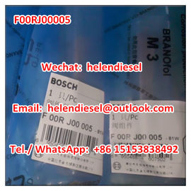 China Genuine and New BOSCH Injector Valve F00RJ00005 , F 00R J00 005 , Bosch original and brand new supplier