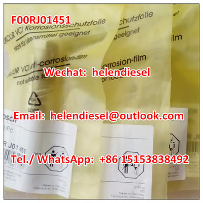 China Genuine and New  Injector Valve F00RJ01451 , F 00R J01 451,  original and brand new supplier