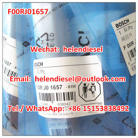 China Genuine and New BOSCH Injector Valve F00RJ01657 , F 00R J01 657, Bosch original and brand new supplier