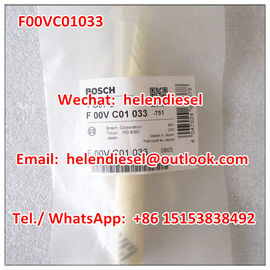 China Genuine and New BOSCH Injector Valve F00VC01033 , F 00V C01 033 , Bosch original and brand new control valve supplier