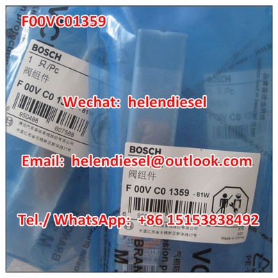 China Genuine and New  Injector Valve F00VC01359 , F 00V C01 359,  original and brand new control valve supplier