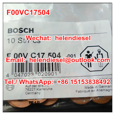 China Genuine  injector Seal Ring F00VC17504 , F 00V C17 504 , Copper Washer  original and Brand New supplier