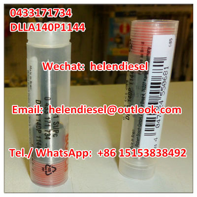 China Genuine Brand New  injector nozzle 0433171734 , 0 433 171 734 , DLLA140P1144 , DLLA 140P 1144 ,  original supplier