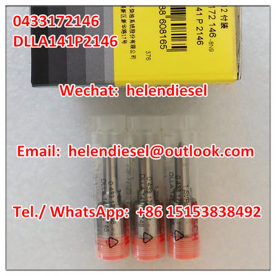 China Genuine Brand New  injector nozzle 0433172146 , 0 433 172 146 , DLLA141P2146 , DLLA 141 P 2146,  original supplier