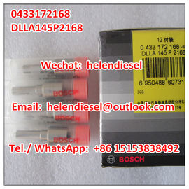 China Genuine Brand New BOSCH injector nozzle 0433172168 , 0 433 172 168 , DLLA145P2168 , DLLA 145 P 2168 , Bosch original supplier