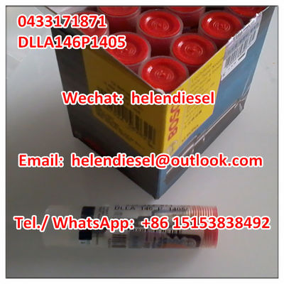 China Genuine Brand New  injector nozzle 0433171871 , 0 433 171 871 , DLLA146P1405 , DLLA 146 P 1405,  original supplier