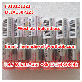 China Genuine Brand New BOSCH injector nozzle F019121223 , F 019 121 223 , DLLA150P223 , DLLA 150 P 223,  Bosch original supplier