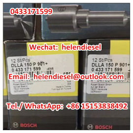 China Genuine Brand New BOSCH injector nozzle 0433171599 , 0 433 171 599, DLLA150P901 , DLLA150P901+ , Bosch original supplier