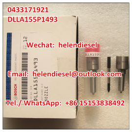 China Genuine Brand New BOSCH injector nozzle 0433171921 , 0 433 171 921 , DLLA155P1493 , DLLA 155 P 1493 , Bosch original supplier