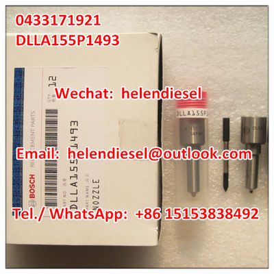 China Genuine Brand New  injector nozzle 0433171921 , 0 433 171 921 , DLLA155P1493 , DLLA 155 P 1493 ,  original supplier