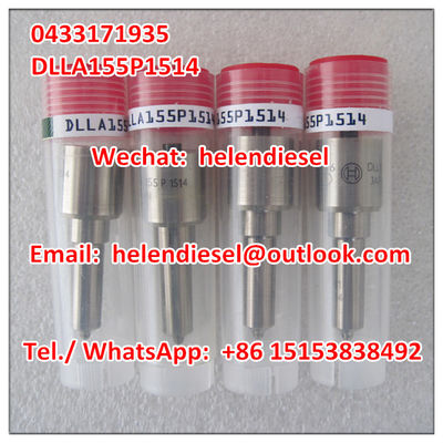 China Genuine and New  injector nozzle 0433171935 , 0 433 171 935 , DLLA155P1514 , DLLA 155 P 1514 ,  original supplier