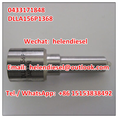 China Genuine and New  injector nozzle 0433171848 , 0 433 171 848, DLLA156P1368 , DLLA 156 P 1368 ,  original supplier