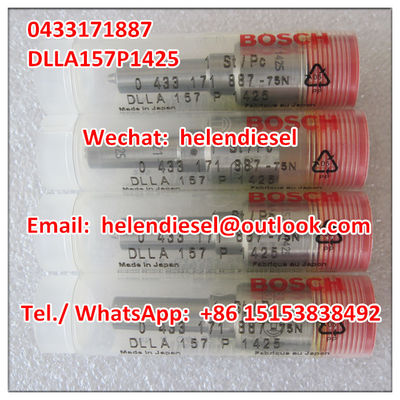 China Genuine and New  injector nozzle 0433171887 , 0 433 171 887 , DLLA157P1425 , DLLA 157 P 1425,  original supplier