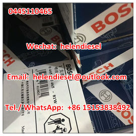 China Genuine and New BOSCH Fuel Injector 0445110465 , 0 445 110 465 , Bosch Original and Brand New Common Rail Injector supplier