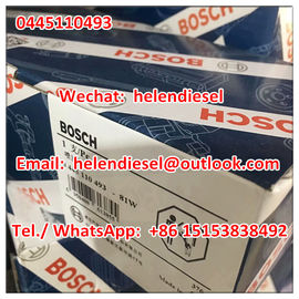 China Genuine and New BOSCH Fuel Injector 0445110493 , 0 445 110 493 ,for JAC 2.8D engine,Exchange 0445110494 , 0445110750 supplier