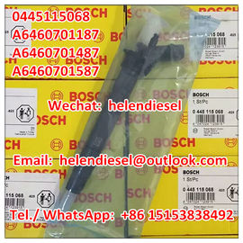 China Genuine and New BOSCH Injector 0445115068 , 0 445 115 068 ,for MERCEDES BENZ,A6460701187, A6460701487, A6460701587 supplier