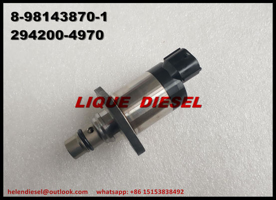 China Original SCV 8-98143870-1 / 8981438701 suction control valve 294200-4970,294200-2970, Common rail valve 497 / 297 supplier