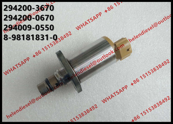 China Genuine and New DENSO SCV 294200-3670 / 294200-0670 /294009-0550 / 8-98181831-0 /8981818310 ,100% original CONTROL VALVE supplier