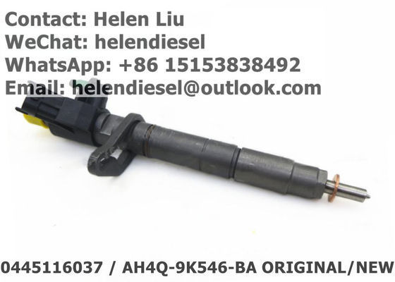 China New Original  injector 0445116037 /0 445 116 037 / Ford Injector AH4Q-9K546-BA / AH4Q9K546BA, Land Rover LR054298 supplier