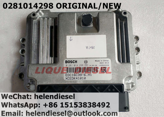 China New Original  ECU 0281014298 / 0 281 014 298 engine control unit EDC16C39-6.H1 / XCEDK41010 supplier