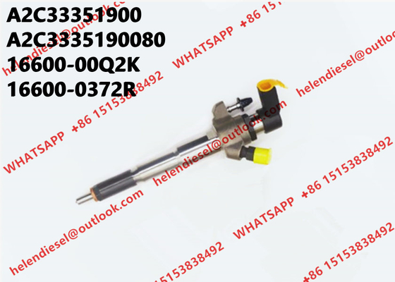 China CONTINENTAL A2C33351900 /A2C3335190080 COMMON RAIL DIESEL INJECTOR 16600-00Q2K , 166000372R , 16600-0372R, A2C8058470080 supplier