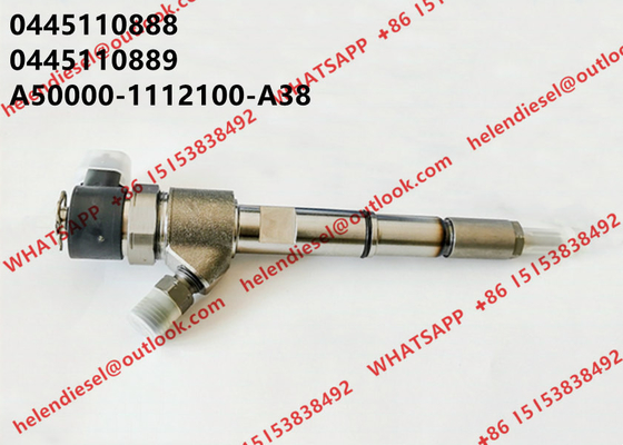 China 0 445 110 888 , 0445110888,0445110889 genuine new diesel common rail injector for YU CHAI A50000-1112100-A38 ,A500001112 supplier