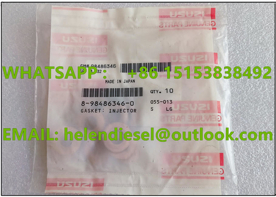 original injector gasket 8-98486346-0 , genuine ISUZU injector seals 8984863460 /98486346 copper washer supplier