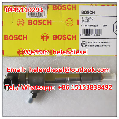 Genuine and New  injector 0445110293 , 0 445 110 293 , 0445110 293 , 1112100-E06  , 1112100E06 , ORIGINAL GREATWALL supplier