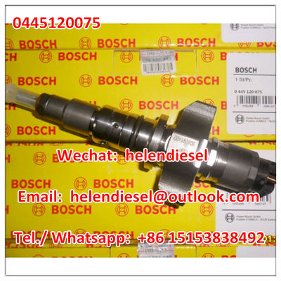 Genuine and New  injector 0445120075 , 0 445 120 075 ,IVECO 504128307, 5801382396,   2855135 supplier