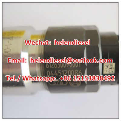 Genuine and New  injector 0445120086 , 0 445 120 086 , 0445120 086 ,WEICHAI 612630090001, Exchange No.0445120388 supplier