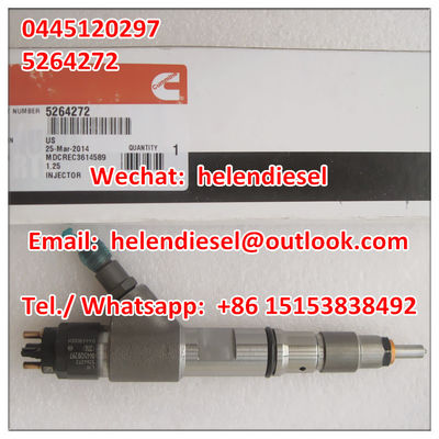 Genuine and New  injector 0445120297 , 0 445 120 297 , 0445120 297 ,  original  5264272 , 5 264 272 supplier