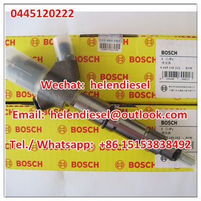 Genuine and New  injector 0445120222 , 0 445 120 222 , 0445120 222 , 612600080618 WEICHAI original and brand new supplier