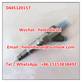 Genuine and New BOSCH injector 0445120157 , 0 445 120 157 , for SAIC-IVECO HONGYAN 504255185, FIAT 504255185 supplier