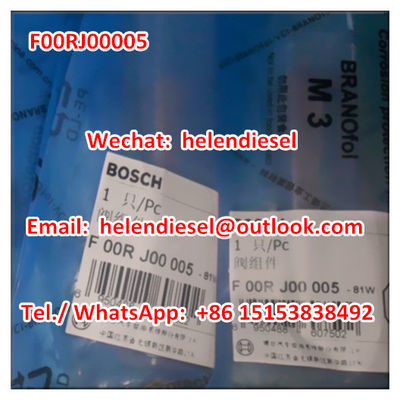 Genuine and New  Injector Valve F00RJ00005 , F 00R J00 005 ,  original and brand new supplier