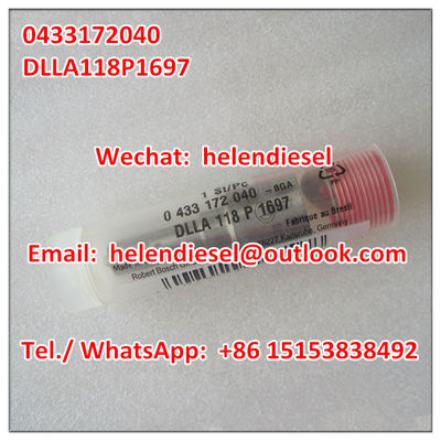 Genuine Brand New  injector nozzle 0433172040 , 0 433 172 040 , DLLA118P1697 , DLLA 118 P 1697,  original supplier
